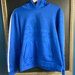 Adidas Boys YXL Hoodie Pullover Adidas Fade Logo